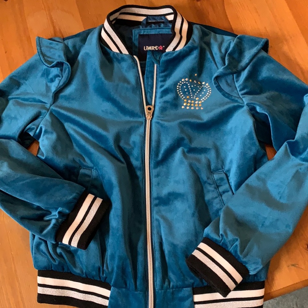 Limited Too Girls velour jacket